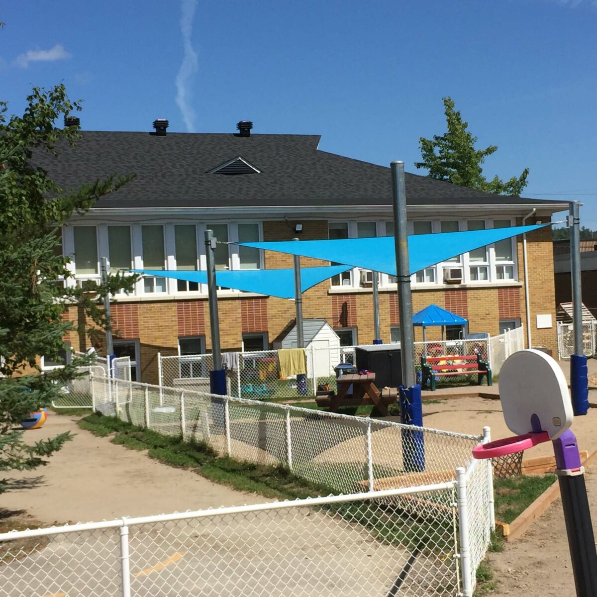 Cpe la Clé des Champs Inc ( La Tuque) – Shade sail