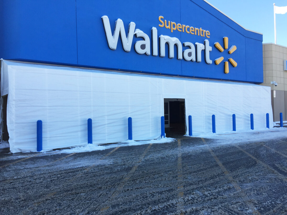 Walmart – Industrial shelters