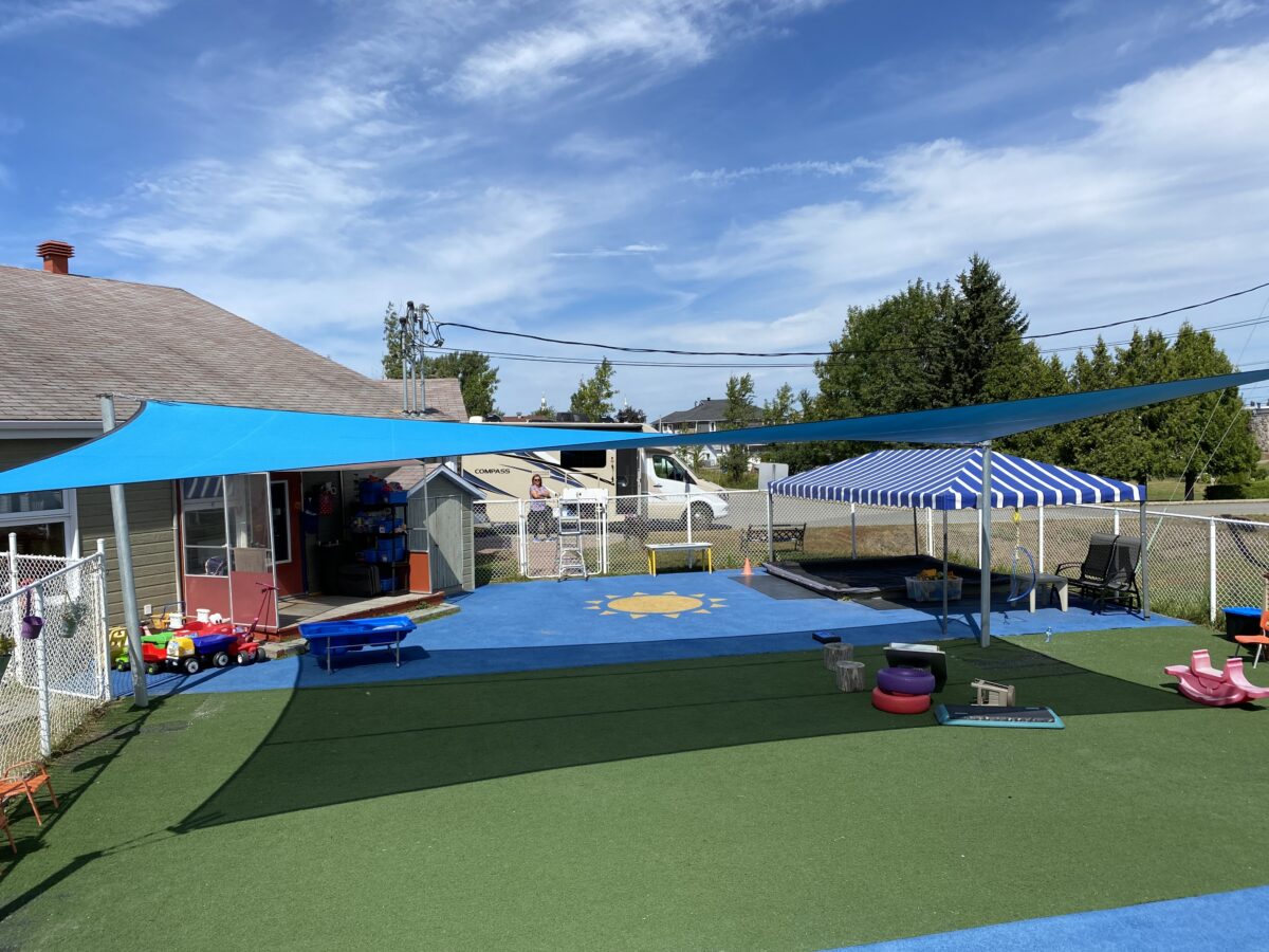 CPE La Baleine Bricoleuse (Trois-Pistoles) – Shade sail