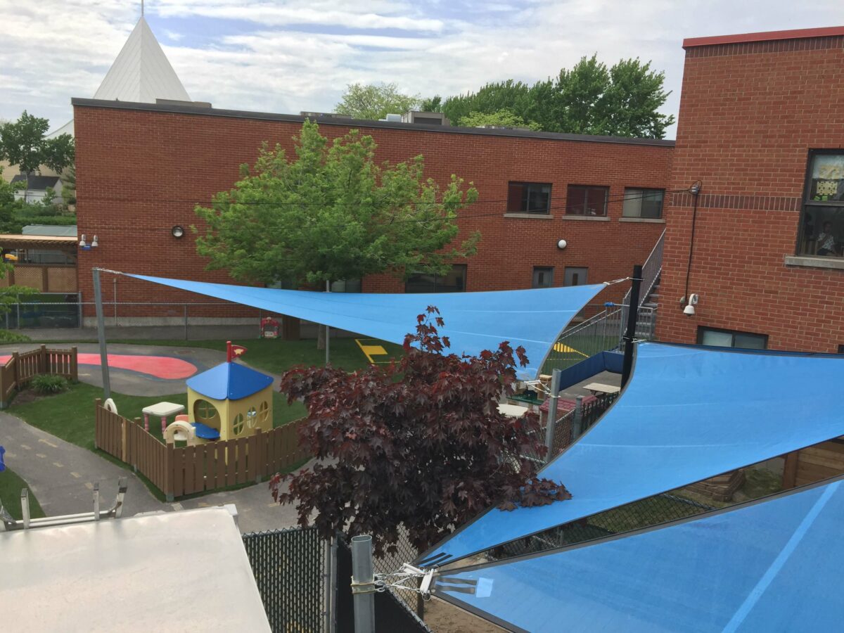Cpe du Dolmen (Montréal) – Shade sail