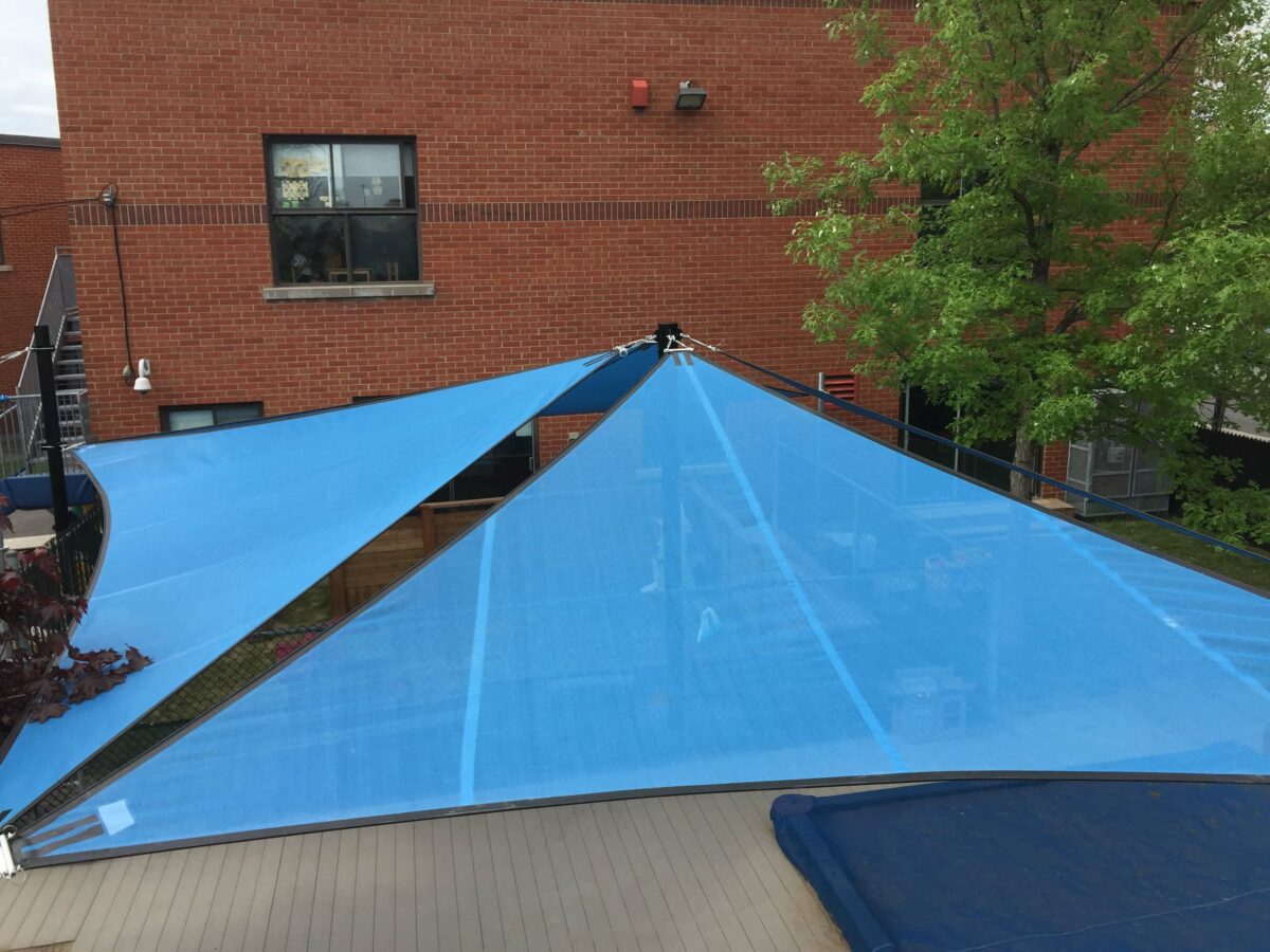 Cpe du Dolmen (Montréal) – Shade sail