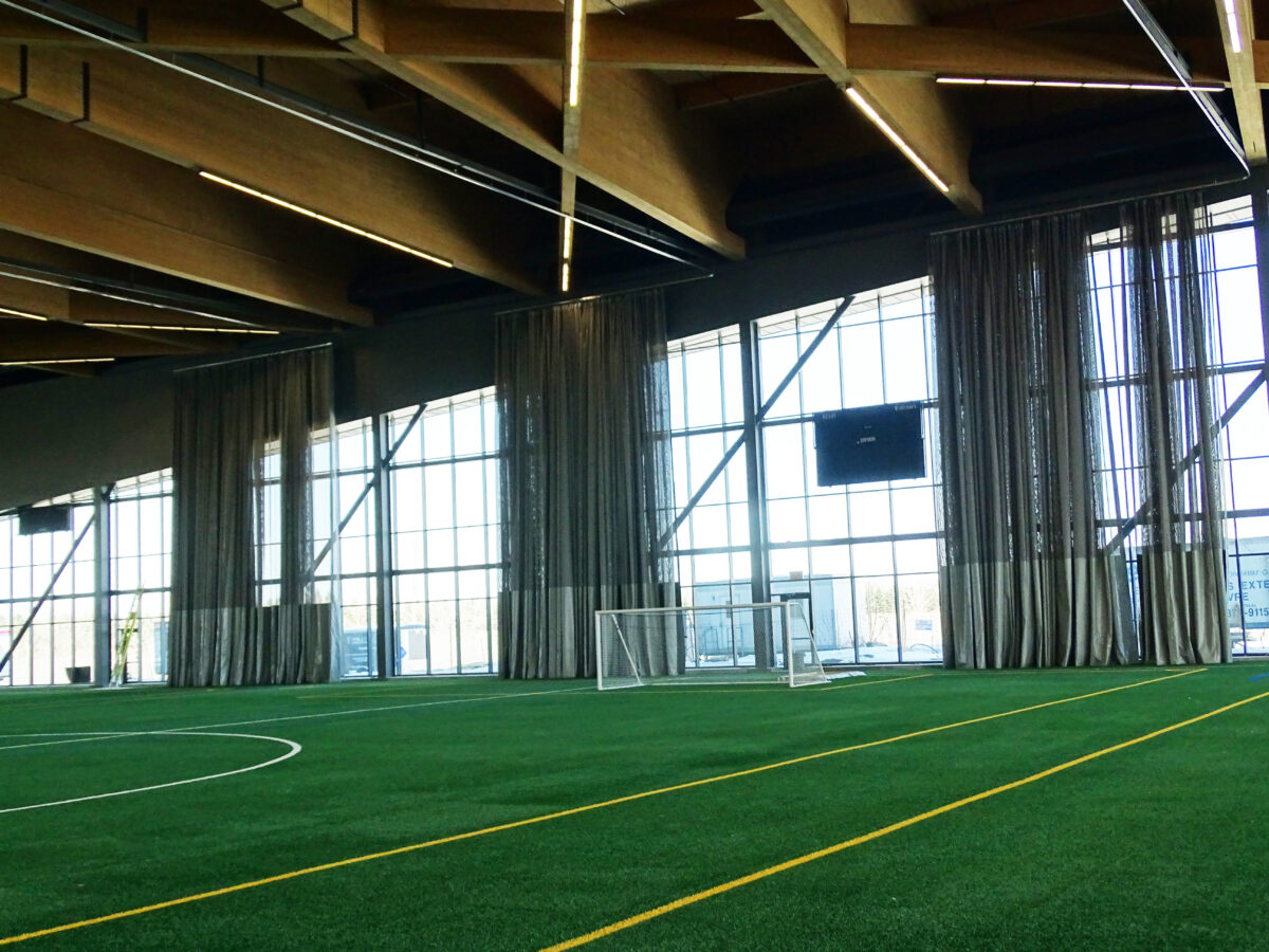 Stade de soccer de Montréal – Rideaux séparateurs