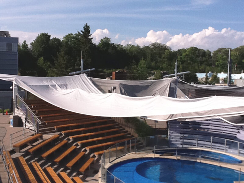 Aquarium de Québec – Shade sails